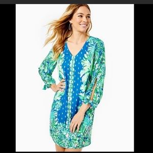 NWT Lilly Pulitzer Pamala Dress Macaw Blue size Small